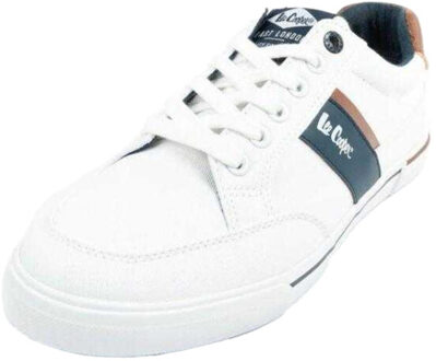 Lee Cooper Heren contrast veterschoenen Wit - 42