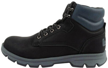 Lee Cooper Heren logo ecologisch leren enkellaarsjes Zwart - 42