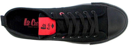 Lee Cooper Heren logo trainers Zwart - 44