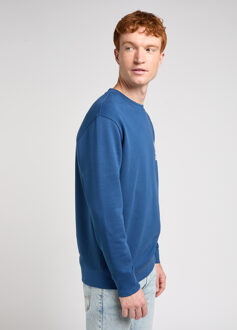 LEE Crew sws drama navy - maat Blauw