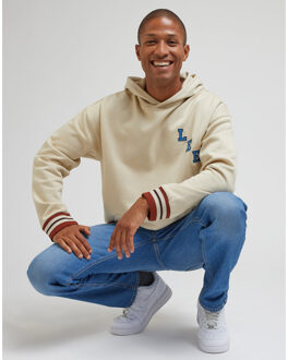 LEE Seasonal hoodie greige Ecru - L