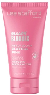 Lee Stafford Haarverf Lee Stafford Bleach Blondes Kiss Of Colour Temporary Colour Treatment Playful Pink 150 ml