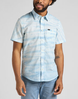 LEE Sure shirt l66gpnuy ice blue Blauw