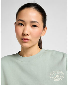 LEE Sweater intuition - maat L Grijs