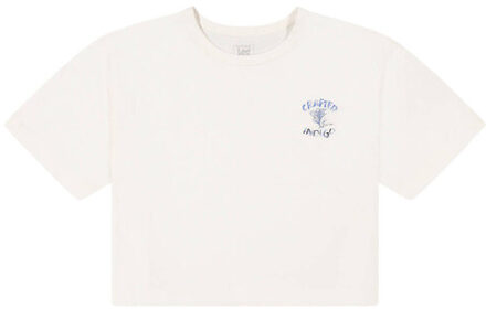 LEE T-shirt 112377773 Ecru - M