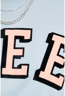 LEE T-shirtshy blue - maat XS Lichtblauw