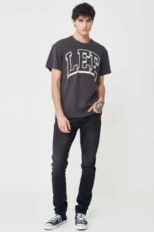 LEE T-shirtwashed - maat XL Zwart