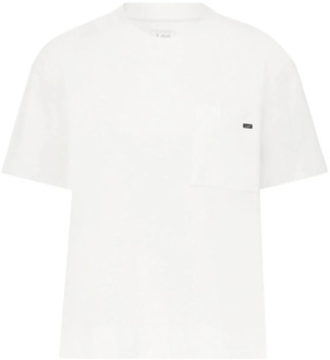 LEE Zak T-shirt - Stijlvolle Tee Lee , White , Dames