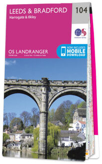 Leeds & Bradford, Harrogate & Ilkley 1 : 50 000