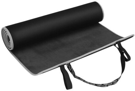 Leef met passie flexibele neopreen yogamat Zwart - One size