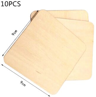 Leeg Plaque 5 Maten Building Model Vierkante DIY Craft Pyrography Projecten Games Scrapbooking Onvoltooide Stukken Hout Basswood