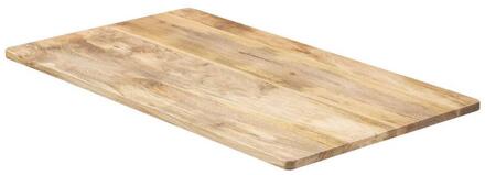 Leen Bakker - Bureaublad Zit/sta Bureau Homeworx - 120x70 Cm - Mangohout - Bruin