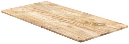 Leen Bakker - Bureaublad Zit/sta Bureau Homeworx - 160x80 Cm - Mangohout - Bruin