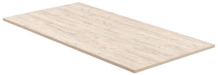 Leen Bakker - Bureaublad Zit/sta Bureau Homeworx - Eikenkleur - 160x80 Cm - Melamine - Bruin