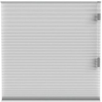 Leen Bakker - Fenstr Plisségordijn Chicago Dubbel 25mm Lichtdoorlatend - Licht (20024) - Polyester - Grijs - 120x10x10 Cm