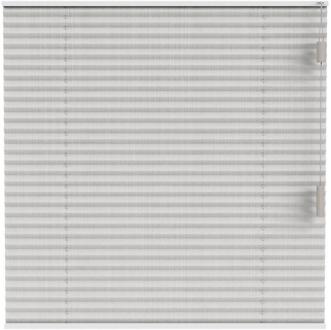 Leen Bakker - Fenstr Plisségordijn Genua Enkel 20mm Transparant - Linnen (25509) - Polyester - Grijs - 120x10x10 Cm