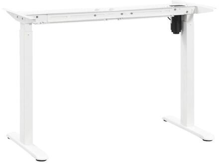 Leen Bakker - Frame Zit/sta Bureau Homeworx Elektrisch Verstelbaar - Metaal - Wit - 59x110x115.5 Cm