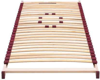 Leen Bakker - Lattenbodem Viola 26 Latten - 70x200 Cm - Hout - Beige