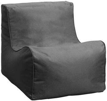 Leen Bakker - Lebel Loungestoel - Antraciet - 80x60x65 Cm - Polyester - Grijs