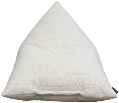 Leen Bakker - Lebel Zitzak Twisted Teddy - 100x145 Cm - Polyester - Beige - 30x145x100 Cm