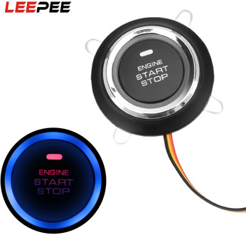 LEEPEE 12V Auto Car Engine Start Stop Push Button Ignition Starter Switch Auto Replacement Keyless Car-styling
