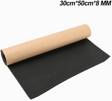 Leepee Anti-geluid 50X30Cm Auto Vrachtwagen Geluidsisolatie Katoen Auto Geluidsisolatie Deadening Mat 3/6/8/10Mm Dikte Oranje