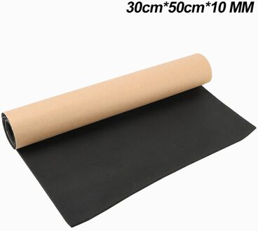 Leepee Anti-geluid 50X30Cm Auto Vrachtwagen Geluidsisolatie Katoen Auto Geluidsisolatie Deadening Mat 3/6/8/10Mm Dikte Zilver