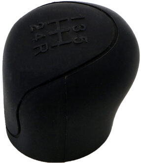 Leepee Auto Versnellingspook Kragen Siliconen Gear Hoofd Pookknop Cover Voor Escort Ford Focus 2 3 4 MK2 MK3 MK4 Mt - zwart