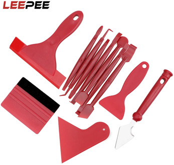 LEEPEE Car Wrap Film Tools Window Tint Film Corner Blades Car Removal Kits Squeegee Scraper Set Trim Removal Tools