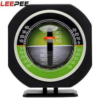 Leepee Hoge Precisie Auto Voertuig Declinometer Auto Kompas Gradiënt Auto Helling Meter Niveau Hoek Ingebouwde Led Inclinometer