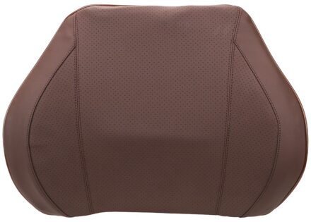Leepee Ruimte Geheugen Auto Hoofdsteun Lumbale Kussen Auto Taille Rust Kussen Neksteun Hoofdsteun Interieur Accessoires bruin Lumbar Cushion