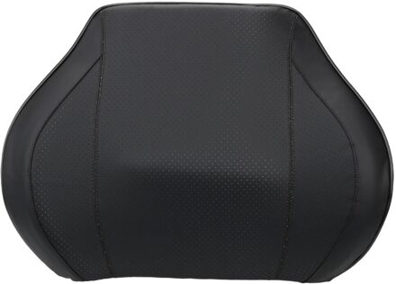 Leepee Ruimte Geheugen Auto Hoofdsteun Lumbale Kussen Auto Taille Rust Kussen Neksteun Hoofdsteun Interieur Accessoires zwart Lumbar Cushion