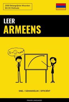 Leer Armeens - Snel / Gemakkelijk / Efficiënt -  Pinhok Languages (ISBN: 9789464852189)