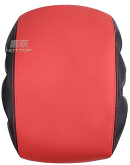 Leer Auto Armsteun Cover Pad Console Arm Rest Pad Voor Mazda 3 Axela rood 1stk