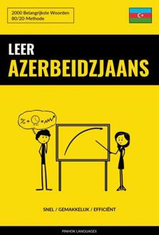 Leer Azerbeidzjaans - Snel / Gemakkelijk / Efficiënt -  Pinhok Languages (ISBN: 9789464852202)