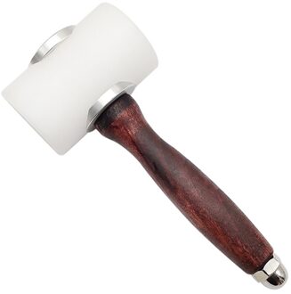 Leer Craft Tools Lederen Carving Hamer Leathercraft Mallet Nylon T Hoofd Met Houten Handvat Koeienhuid Naai Diy Lederen Gereedschap