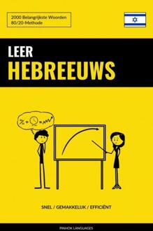 Leer Hebreeuws - Snel / Gemakkelijk / Efficiënt -  Pinhok Languages (ISBN: 9789464852325)
