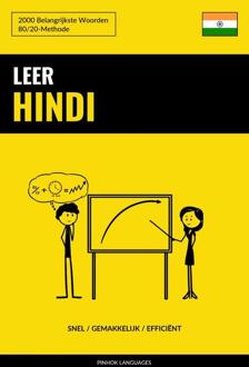 Leer Hindi - Snel / Gemakkelijk / Efficiënt -  Pinhok Languages (ISBN: 9789403658636)