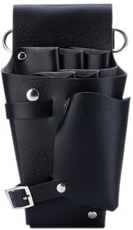 Leer Kappers Case Gereedschap Schaar Zak Kapper Pouch Holder Klinknagel Portemonnee Verstelbare Taille Schouder Riem