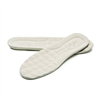 Leer Latex Sport Binnenzool Voor Mannen En Vrouwen Loopschoenen, Comfortabele, Schokabsorptie, Ademende Binnenzool Zachte Zilver / 16