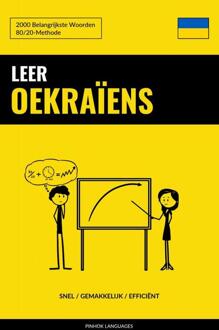 Leer Oekraïens - Snel / Gemakkelijk / Efficiënt -  Pinhok Languages (ISBN: 9789403635279)