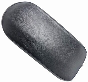 Leer Plus Houten Fiets Zadel Achterbank Mountainbike Zadel Fiets Stoel Carrier Kussen Zachte Dikke Fiets Kussen zwart