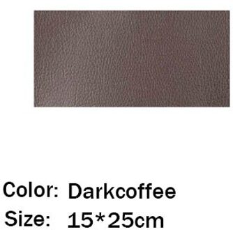 Leer Stof Stick-On Geen Strijken Zelfklevende Diy Reparatie Patch Multicolor Pu Lederen Patch Sofa Gat Reparatie Auto sticker Decor Darkcoffee