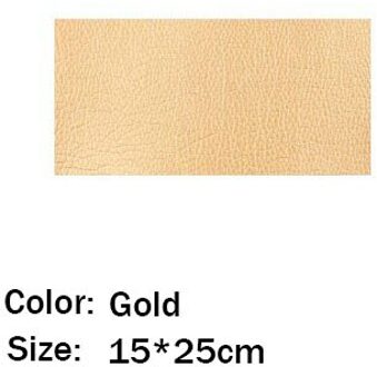 Leer Stof Stick-On Geen Strijken Zelfklevende Diy Reparatie Patch Multicolor Pu Lederen Patch Sofa Gat Reparatie Auto sticker Decor goud