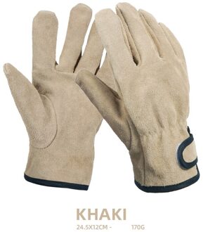 Leer Werk Lassen Handschoenen Met Fasten Tape Dragen & Hittebestendige Heavy Duty Handschoenen Voor Haard Kachel Bbq Tuin Diy yg Kaki