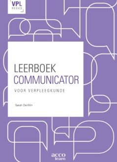 Leerboek communicator voor verpleegkunde -  Sarah de Win (ISBN: 9789464670752)