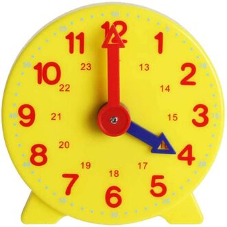 Leerling Klok Vertellen De Tijd Student Leren Klok Tijd Voor Kids, Vroege Onderwijs Leren Demonstratie Klok 24 Uur