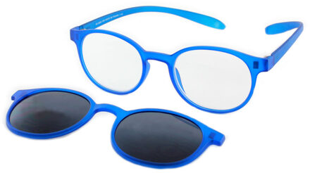 Lees en zonneleesbril in één Proximo PRIS002 C06 blauw +2.00