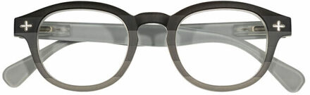 leesbril Andy-Zwart met grijs-+ 2.00