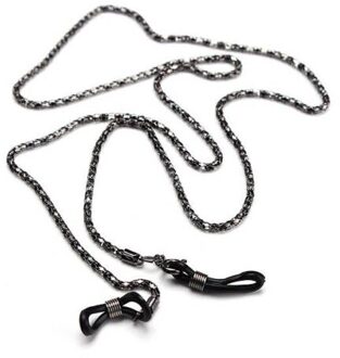 Leesbril Bril Bril Zonnebril Houder Neck Cord Metalen Band Ketting Lenzenvloeistof Bril Ketting Koord Eyewear Accessoires Zwart